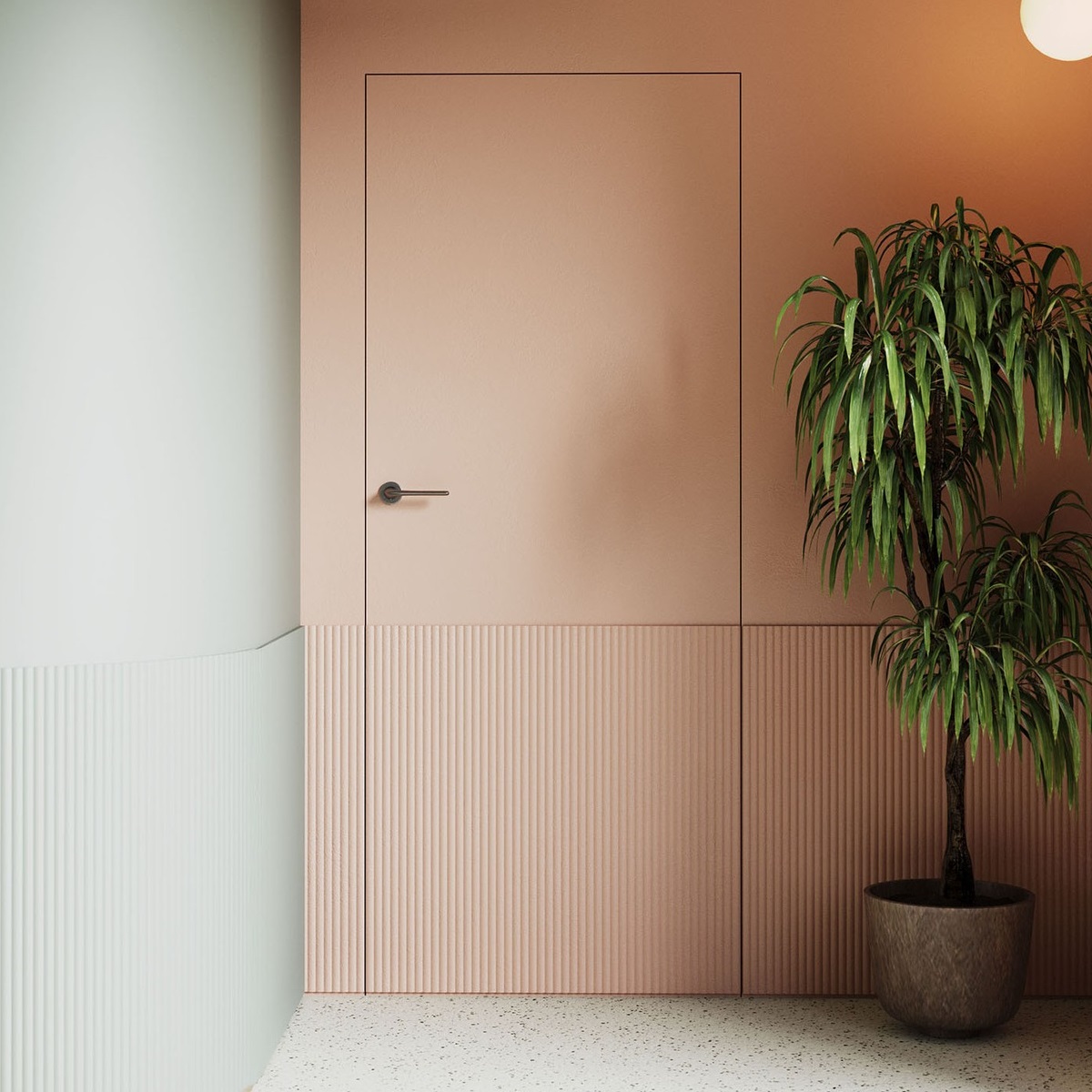 Hidden interior doors Porta Hide model 1.1 Black - from 375.00€